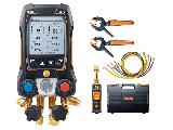 testo 557s Комплект 2 с заправочными шлангами - Умный цифровой манометрический коллектор, смарт-зонды вакуума и температуры и набор из четырёх заправочных шлангов