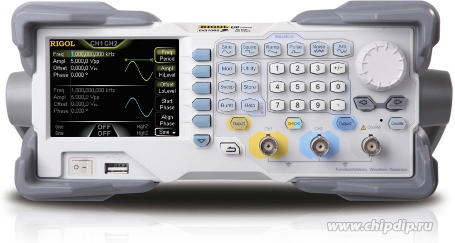 DG1022Z Генератор стандартных функций и сигналов произвольной формы